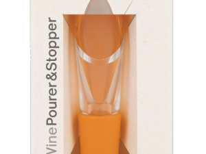 Pourer and Stopper, Orange (Pulltex, Spain)